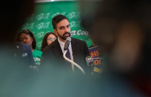 Zohran Mamdani Celebrates Union Endorsement As He Campaigns For New York City Mayor