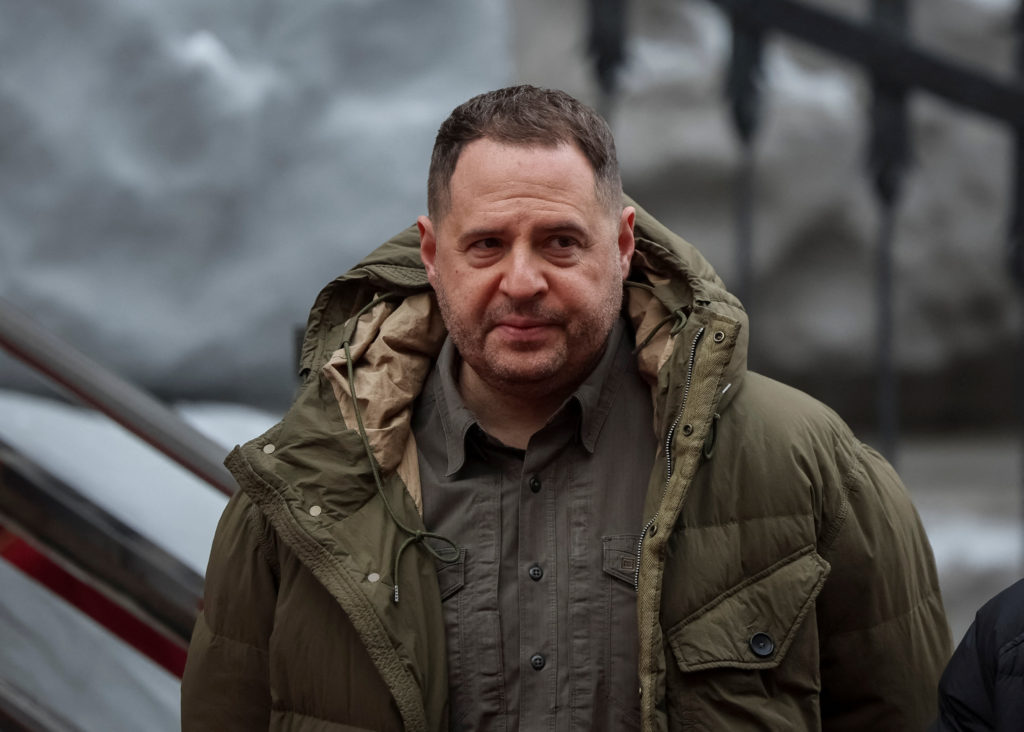 FILE PHOTO: Head of Presidential Office Yermak in Kyiv