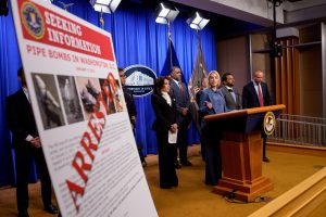 AG Bondi and FBI Director Patel Hold Press Conference On Jan. 6 Pipe Bomber