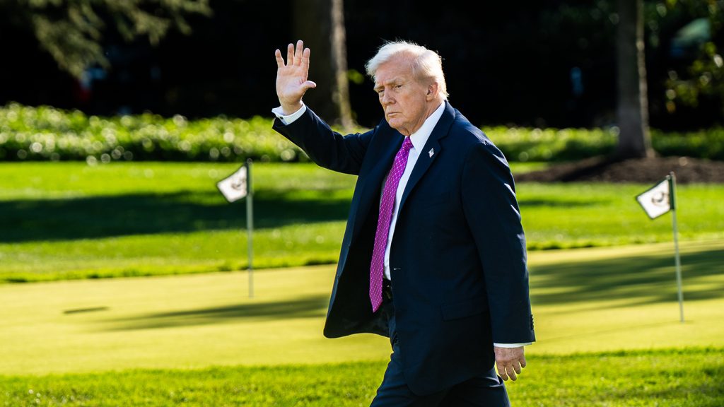 White House US President Donald Trump