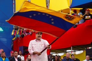 Venezuela's President Maduro hosts a swearing-in ceremony for community-based organizations at Miraflores Palace in Caracas