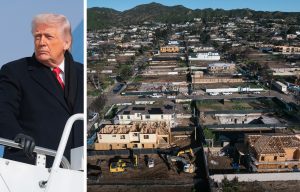 British shoe manufacturer and retailer Clarks stall seen in