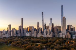 Billionaires' Row in Fall - NYC